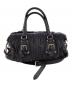 PRADA (プラダ) NAPPA ギャザー2WAYバッグ ネイビー：28000円