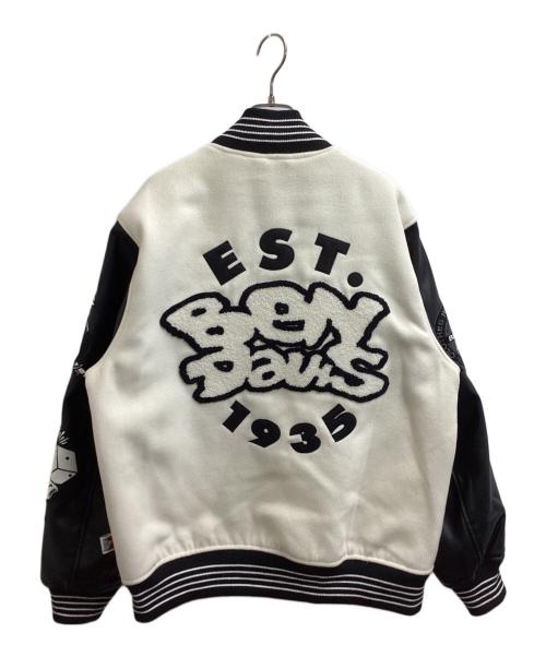 BEN DAVIS（ベンデイビス）BEN DAVIS (ベンデイビス) BD STADIUM JACKET / T-23780014 ホワイト サイズ:Lの古着・服飾アイテム