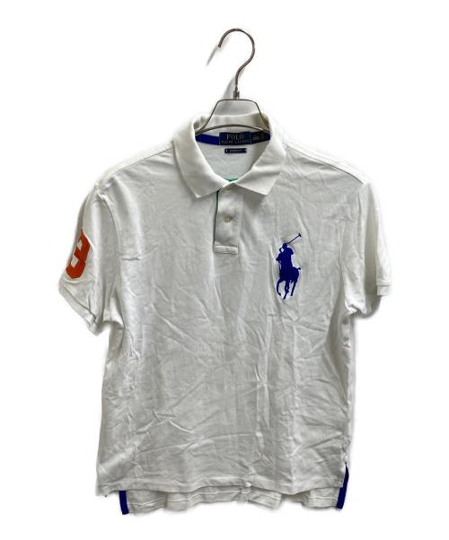 POLO RALPH LAUREN（ポロ・ラルフローレン）POLO RALPH LAUREN (ポロ・ラルフローレン) ビッグポニーポロシャツ ホワイト サイズ:Lの古着・服飾アイテム