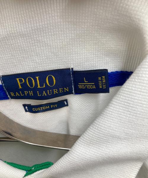 POLO RALPH LAUREN（ポロ・ラルフローレン）POLO RALPH LAUREN (ポロ・ラルフローレン) ビッグポニーポロシャツ ホワイト サイズ:Lの古着・服飾アイテム