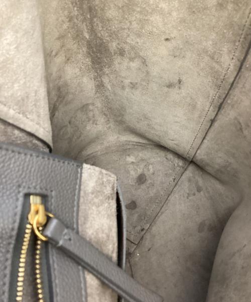 CELINE（セリーヌ）CELINE (セリーヌ) Small Cabas Phantom / カバファントム スモール グレーの古着・服飾アイテム