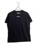 OFFWHITEオフホワイト）の古着「MARKER バックプリントアロー半袖Tシャツ　/　omaa038e20jer002　/　20AW」｜ブラック