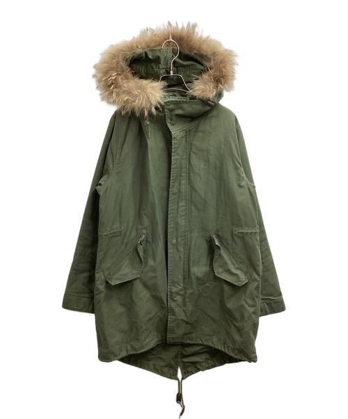 FRED PERRY（フレッドペリー）FRED PERRY (フレッドペリー) ライナー付フィッシュテールモッズコート / f2516 オリーブ サイズ:Mの古着・服飾アイテム
