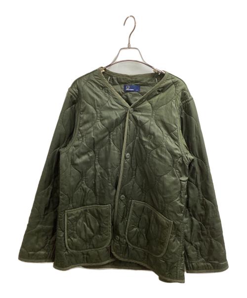 FRED PERRY（フレッドペリー）FRED PERRY (フレッドペリー) ライナー付フィッシュテールモッズコート / f2516 オリーブ サイズ:Mの古着・服飾アイテム