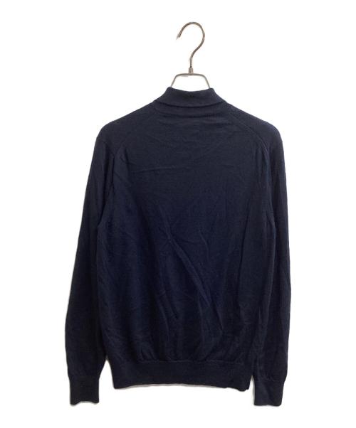 BATONER（バトナ―）BATONER (バトナ―) Essential SUPERIOR HIGH GAUGE MERINO POLO ネイビー サイズ:00の古着・服飾アイテム