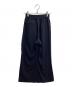 HYKE (ハイク) STRETCH WIDE LEG PANTS / 222-13190 ネイビー サイズ:1：7000円