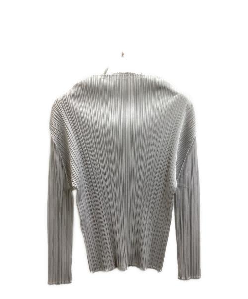PLEATS PLEASE（プリーツプリーズ）PLEATS PLEASE (プリーツプリーズ) BASICS ハイネックカットソー / PP05JK104 グレー サイズ:3の古着・服飾アイテム