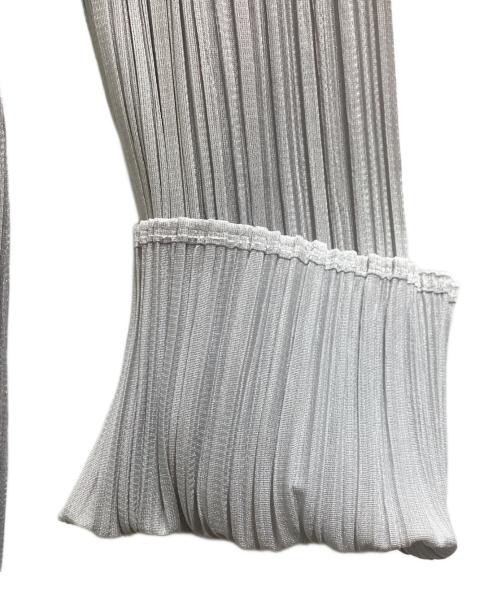 PLEATS PLEASE（プリーツプリーズ）PLEATS PLEASE (プリーツプリーズ) BASICS ハイネックカットソー / PP05JK104 グレー サイズ:3の古着・服飾アイテム