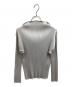PLEATS PLEASE（プリーツプリーズ）の古着「BASICS ハイネックカットソー / PP05JK104」｜グレー