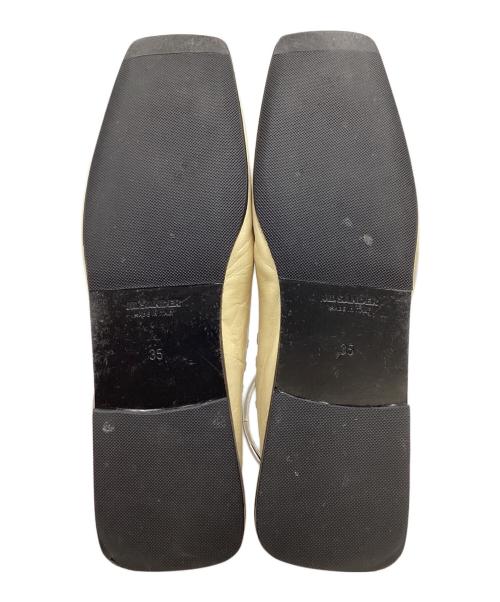JIL SANDER（ジルサンダー）JIL SANDER (ジルサンダー) メタルアンクレット フラットシューズ / JS30217A アイボリー サイズ:35の古着・服飾アイテム