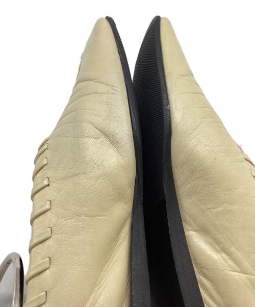 JIL SANDER（ジルサンダー）JIL SANDER (ジルサンダー) メタルアンクレット フラットシューズ / JS30217A アイボリー サイズ:35の古着・服飾アイテム