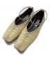 JIL SANDER（ジルサンダー）の古着「メタルアンクレット フラットシューズ / JS30217A」｜アイボリー