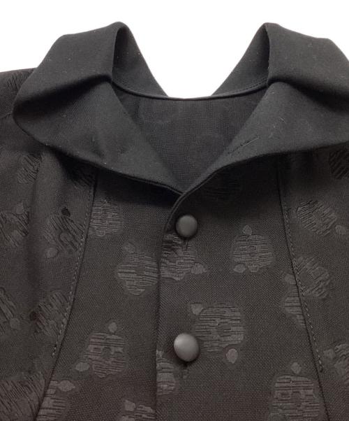 tricot COMME des GARCONS（トリココムデギャルソン）tricot COMME des GARCONS (トリココムデギャルソン) 丸襟ジャガードワンピース / TR-O005 / AD2016 ブラック サイズ:Mの古着・服飾アイテム