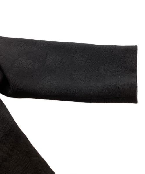 tricot COMME des GARCONS（トリココムデギャルソン）tricot COMME des GARCONS (トリココムデギャルソン) 丸襟ジャガードワンピース / TR-O005 / AD2016 ブラック サイズ:Mの古着・服飾アイテム