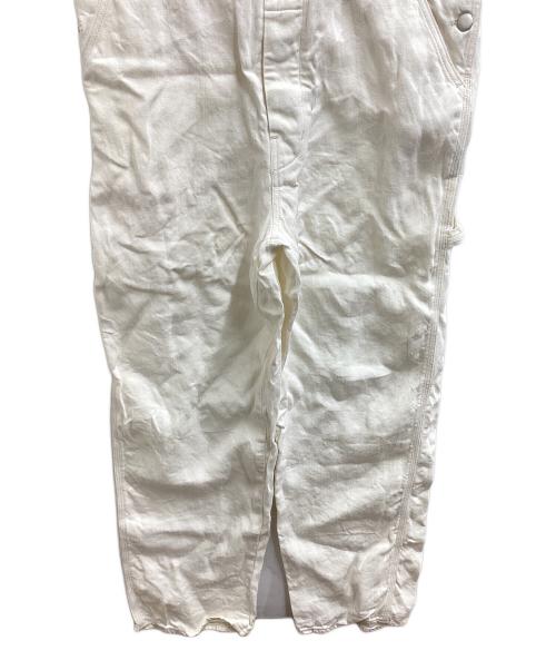 nest Robe（ネストローブ）nest Robe (ネストローブ) リネンオーバーオール ホワイト サイズ:2の古着・服飾アイテム