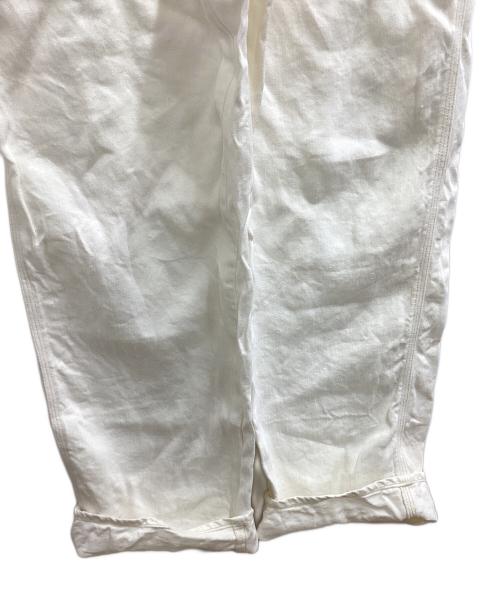 nest Robe（ネストローブ）nest Robe (ネストローブ) リネンオーバーオール ホワイト サイズ:2の古着・服飾アイテム