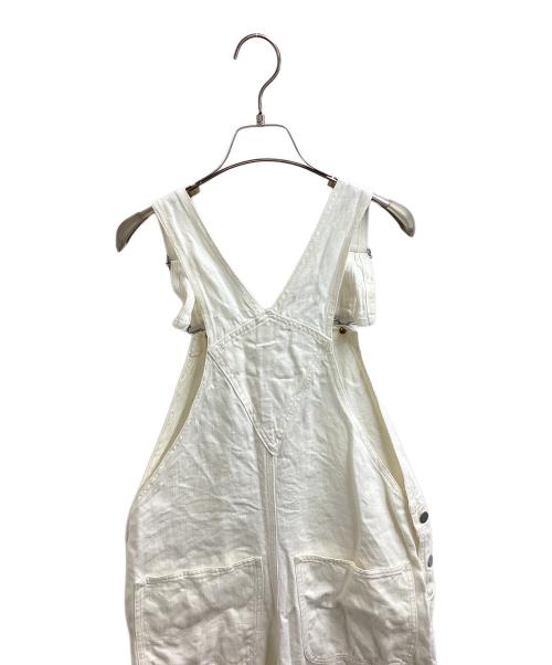 nest Robe（ネストローブ）nest Robe (ネストローブ) リネンオーバーオール ホワイト サイズ:2の古着・服飾アイテム