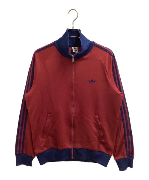 adidas（アディダス）adidas (アディダス) トラックジャケット レッド サイズ:X0の古着・服飾アイテム
