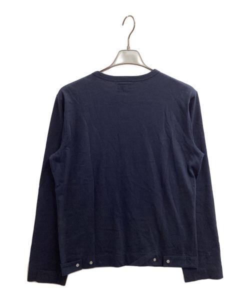 agnes b homme（アニエスベーオム）agnes b homme (アニエスベーオム) ノーカラーカーディガン / ET84J000 ネイビー サイズ:イの古着・服飾アイテム