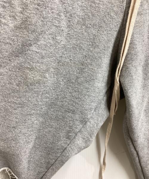 JUN/NAKAYAMA（ジュン ナカヤマ）JUN/NAKAYAMA (ジュン ナカヤマ) distressed pant / ダメージスウェットパンツ グレー サイズ:L/XLの古着・服飾アイテム