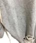 中古・古着 JUN/NAKAYAMA (ジュン ナカヤマ) distressed pant / ダメージスウェットパンツ グレー サイズ:L/XL：10000円