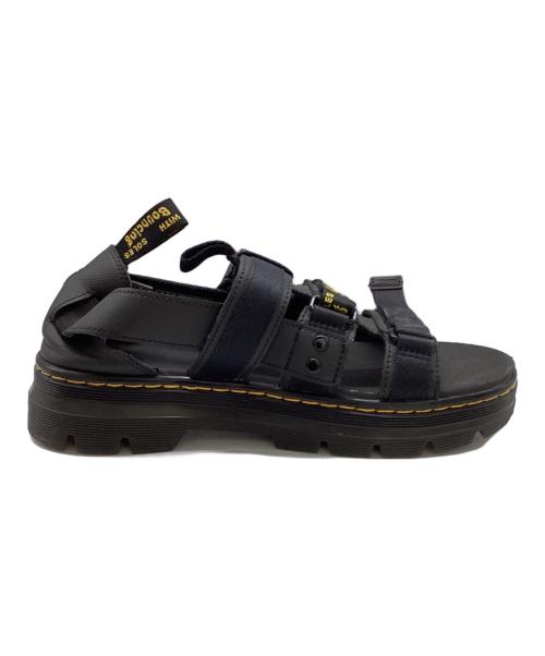 Dr.Martens（ドクターマーチン）Dr.Martens (ドクターマーチン) PEARSON マルチストラップ サンダル ブラック サイズ:7の古着・服飾アイテム