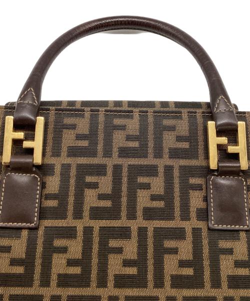 FENDI（フェンディ）FENDI (フェンディ) ズッカ柄トートバッグ　/　	19 15095 0 09 ブラウンの古着・服飾アイテム