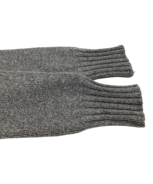 PRADA（プラダ）PRADA (プラダ) ハイヒールモチーフ カシミヤ混ウールニット グレー サイズ:38の古着・服飾アイテム