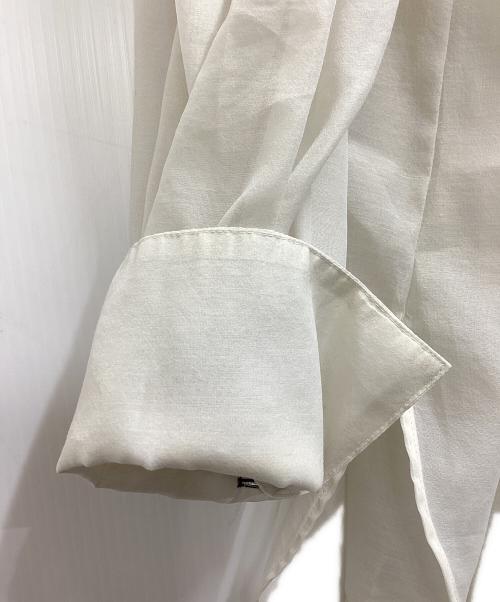 Demi-Luxe Beams（デミルクス ビームス）Demi-Luxe Beams (デミルクス ビームス) オーガンジー リボンブラウス / 64-11-0106-287 グレー サイズ:表記不明の古着・服飾アイテム