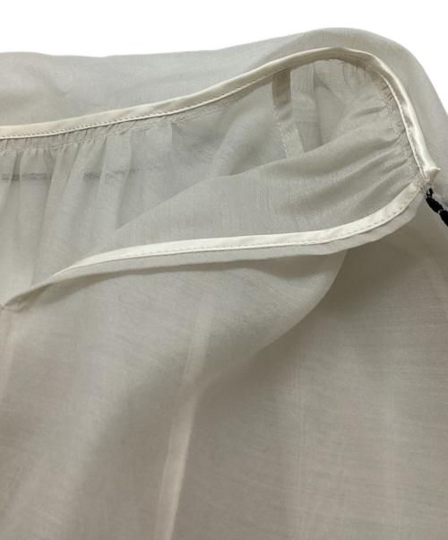 Demi-Luxe Beams（デミルクス ビームス）Demi-Luxe Beams (デミルクス ビームス) オーガンジー リボンブラウス / 64-11-0106-287 グレー サイズ:表記不明の古着・服飾アイテム