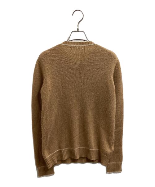 MARNI（マルニ）MARNI (マルニ) カシミヤニット / イタリア製 ブラウン サイズ:40の古着・服飾アイテム