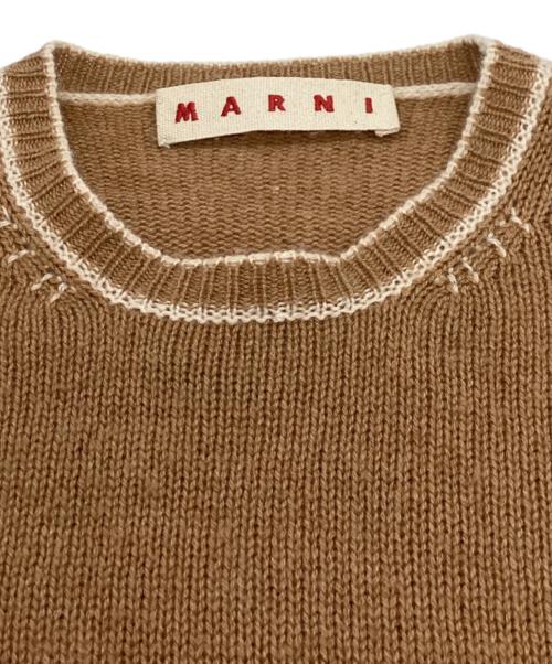 MARNI（マルニ）MARNI (マルニ) カシミヤニット / イタリア製 ブラウン サイズ:40の古着・服飾アイテム