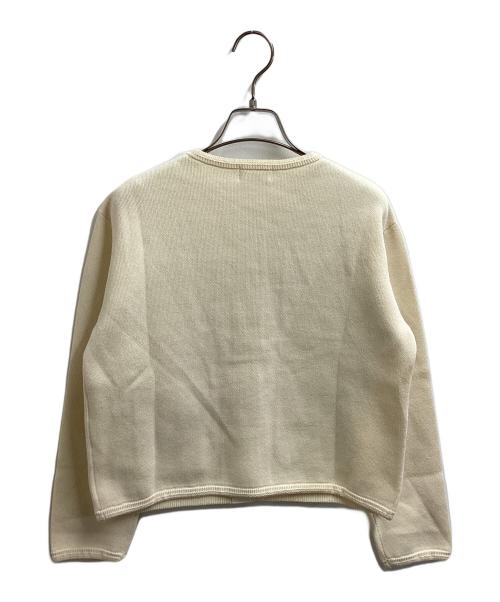 BALLSEY（ボールジィ）BALLSEY (ボールジィ) コットンポリエステルダブルフェイス 4ポケットカーディガン アイボリー サイズ:Sの古着・服飾アイテム
