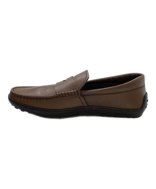 TOD'S（トッズ）TOD'S (トッズ) ゴンミーニドライビングシューズ ブラウン サイズ:6の古着・服飾アイテム