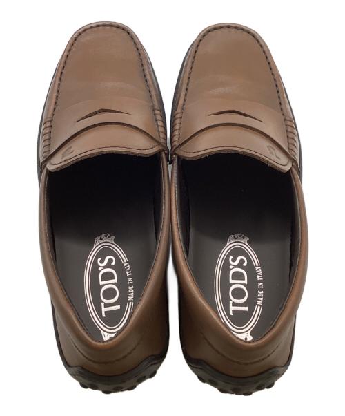 TOD'S（トッズ）TOD'S (トッズ) ゴンミーニドライビングシューズ ブラウン サイズ:6の古着・服飾アイテム