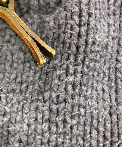 POLO RALPH LAUREN（ポロ・ラルフローレン）POLO RALPH LAUREN (ポロ・ラルフローレン) ハーフジップニット ネイビー サイズ:Mの古着・服飾アイテム