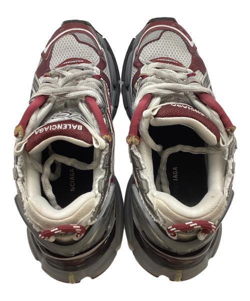BALENCIAGA（バレンシアガ）BALENCIAGA (バレンシアガ) RUNNER ホワイト×レッド サイズ:42の古着・服飾アイテム