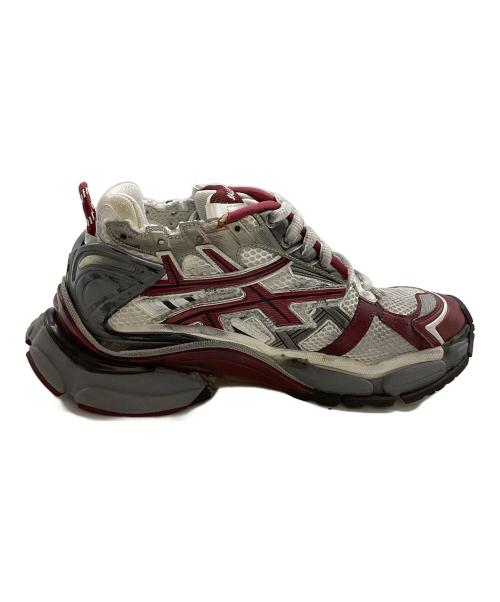 BALENCIAGA（バレンシアガ）BALENCIAGA (バレンシアガ) RUNNER ホワイト×レッド サイズ:42の古着・服飾アイテム