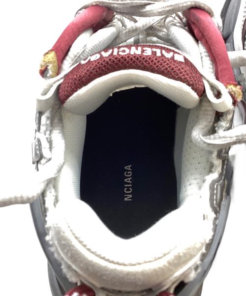 BALENCIAGA（バレンシアガ）BALENCIAGA (バレンシアガ) RUNNER ホワイト×レッド サイズ:42の古着・服飾アイテム