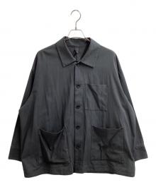 Graphpaper（グラフペーパー）の古着「High Twist Gabardine Coverall Jacket」｜グレー