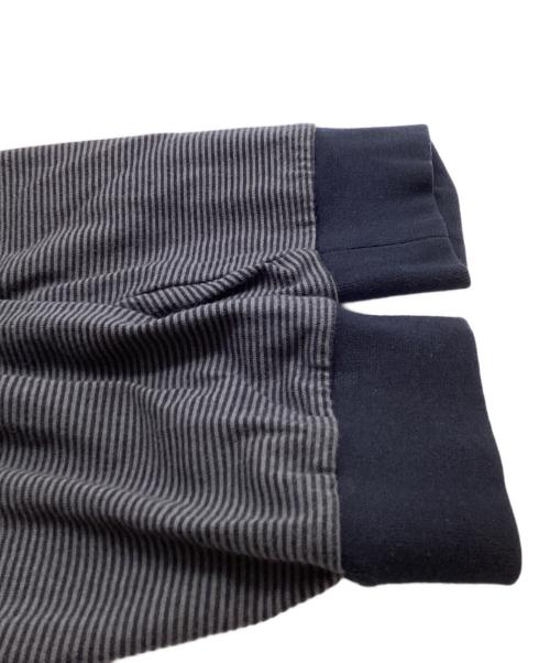 Graphpaper（グラフペーパー）Graphpaper (グラフペーパー) Narrow Border L/S　/　GU231-70322b グレー サイズ:1の古着・服飾アイテム