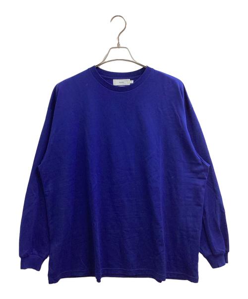 Graphpaper（グラフペーパー）Graphpaper (グラフペーパー) Brushed Mockrody Crew Neck L/S ブルー サイズ:Mの古着・服飾アイテム