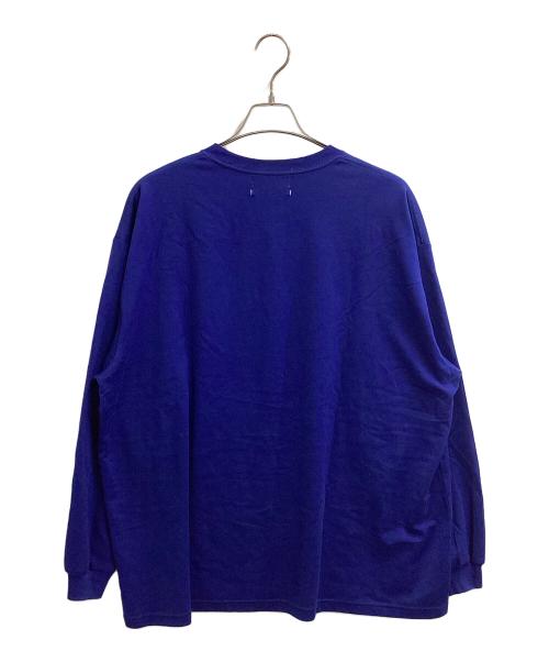 Graphpaper（グラフペーパー）Graphpaper (グラフペーパー) Brushed Mockrody Crew Neck L/S ブルー サイズ:Mの古着・服飾アイテム