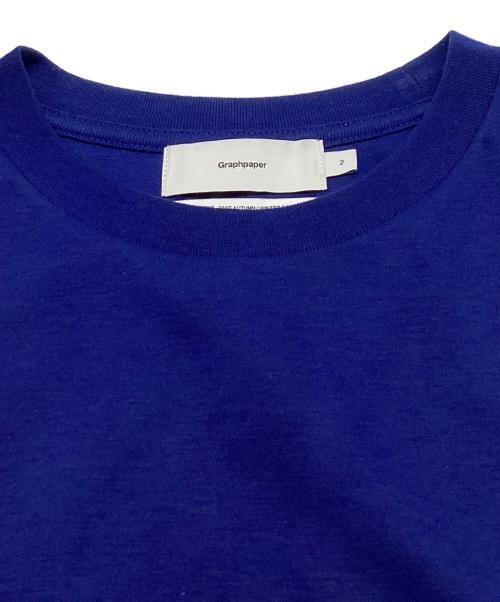 Graphpaper（グラフペーパー）Graphpaper (グラフペーパー) Brushed Mockrody Crew Neck L/S ブルー サイズ:Mの古着・服飾アイテム