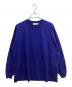 Graphpaper（グラフペーパー）の古着「Brushed Mockrody Crew Neck L/S」｜ブルー