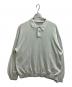 Graphpaper（グラフペーパー）の古着「Suvin High Gauge Knit Oversized L/S Polo」｜グリーン
