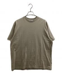Graphpaper（グラフペーパー）の古着「Tri Spun Cotton S/S Oversized Tee　/　GM253-70304　/　25aw」｜ベージュ