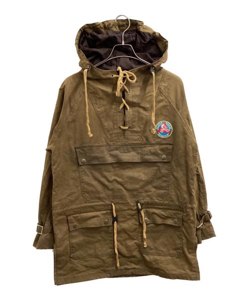 Fuel Bespoke Motorcycles（フューエルモーターサイクル）Fuel Bespoke Motorcycles (フューエルモーターサイクル) RESCUE RAINCOAT ブラウン サイズ:Sの古着・服飾アイテム