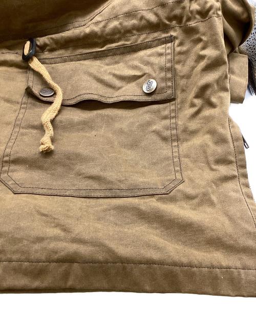 Fuel Bespoke Motorcycles（フューエルモーターサイクル）Fuel Bespoke Motorcycles (フューエルモーターサイクル) RESCUE RAINCOAT ブラウン サイズ:Sの古着・服飾アイテム