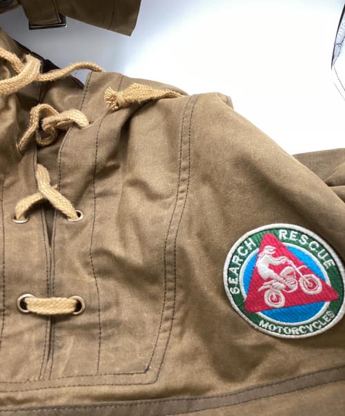 Fuel Bespoke Motorcycles（フューエルモーターサイクル）Fuel Bespoke Motorcycles (フューエルモーターサイクル) RESCUE RAINCOAT ブラウン サイズ:Sの古着・服飾アイテム